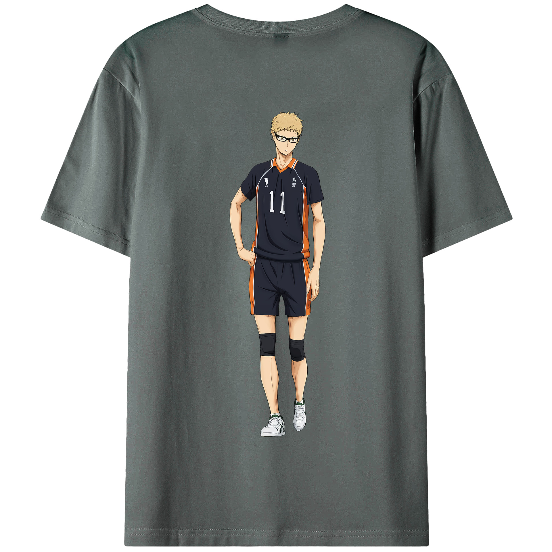 （画像用） ハイキュー!! Haikyu!! 綿100％半袖Tシャツ（背面プリント）